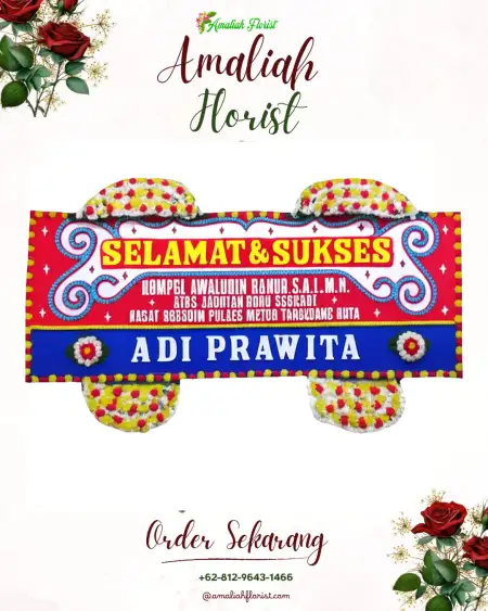 Papan Bunga Ucapan Selamat Venue Akad Nikah Jakarta