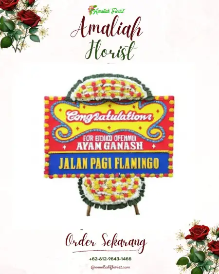 Sewa Papan Bunga Venue Akad Nikah Jakarta